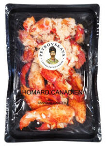 Homard canadien en barquette