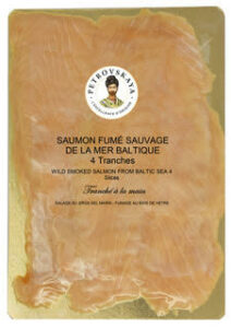 Saumon sauvage Baltique fumé 4 tranches